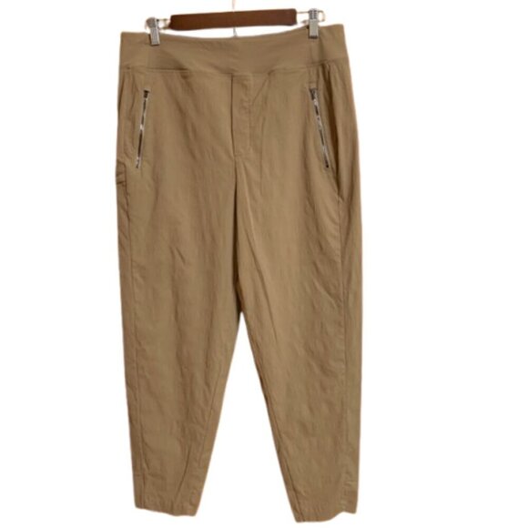 ATHLETA Women's Trekkie North High Rise Jogger Big Sur Brown Pants Size 12 - Picture 4 of 12